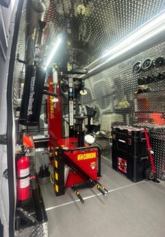 Fully fitted GoMobile Tires van workshop